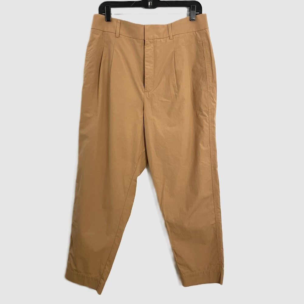 Everlane The Poplin Pleated High Rise Chino Pant